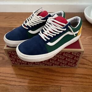 Vans Old Skool Yacht Club Sneakers Mens 8 Womens 9.5 Colorblock Skate Shoes